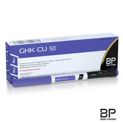 Body Pharm GHK-Cu — Dosierwahlrad, Nahaufnahme