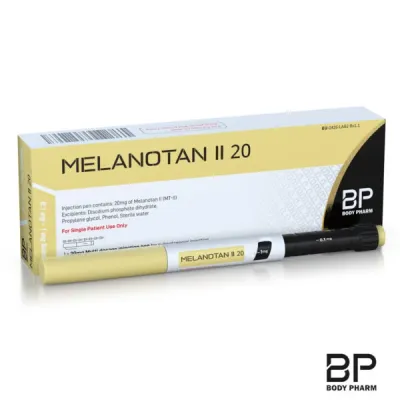 Body Pharm Melanotan II 20mg — Verpackung und Pen (nur für Forschung)